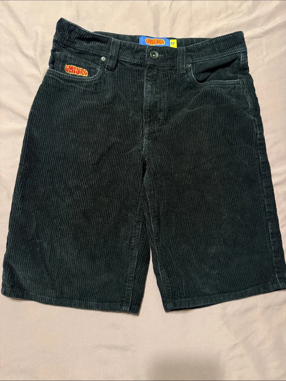 Empyre Black Corduroy Men’s Shorts 27